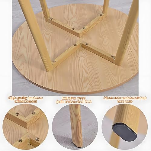 Miniatura 6 de YVYKFZD Oficina Recepción Sala de Club Mesa, Pequeña Mesa de Conferencia, Mesa de Comedor Cuadrada Cocina Mesa de Comedor Nórdico Mesas y Sillas Bar