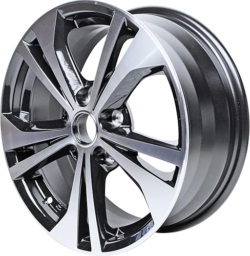 Miniatura 2 de Llanta de aleación de aluminio de 16 pulgadas, 16 x 6.5 pulgadas, compatible con Nissan Sentra 2020 2021 2022 2023 | ALY62822U45N