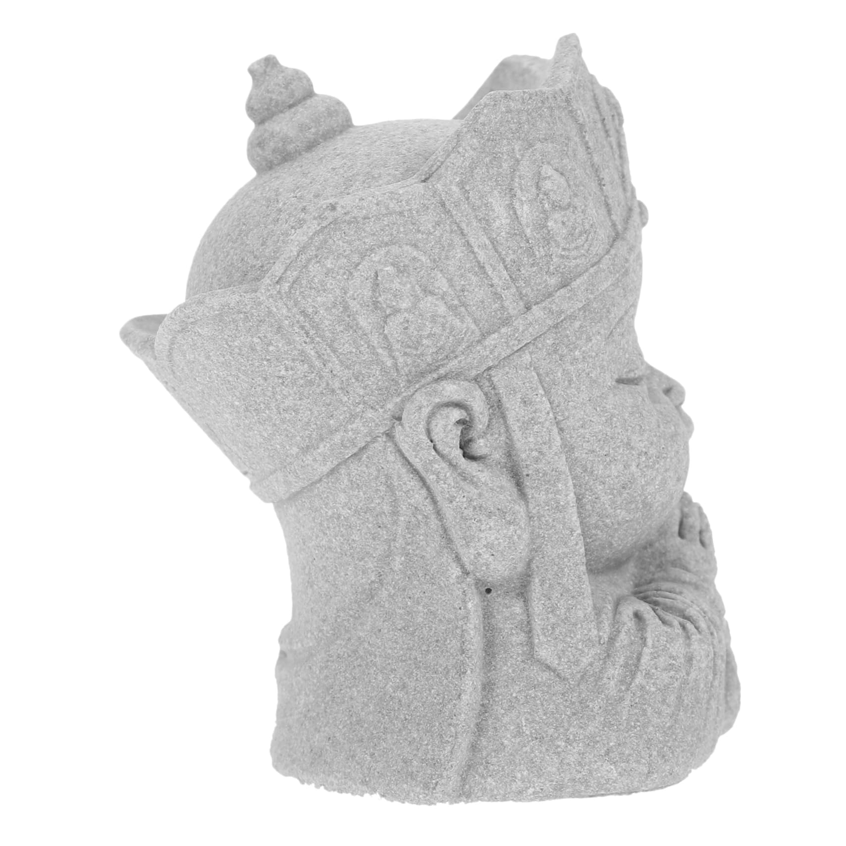 VANZACK 3piezas Estatua De Buda De Arenisca para Acuario Decoración De Pecera Miniatura Figura De Buda para Paisajismo De Acuarios Adorno y Terrarios