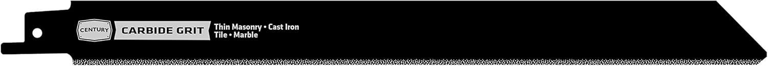 Century Drill & Tool 7859 Carbide Grit Reciprocating Saw Blade, 9