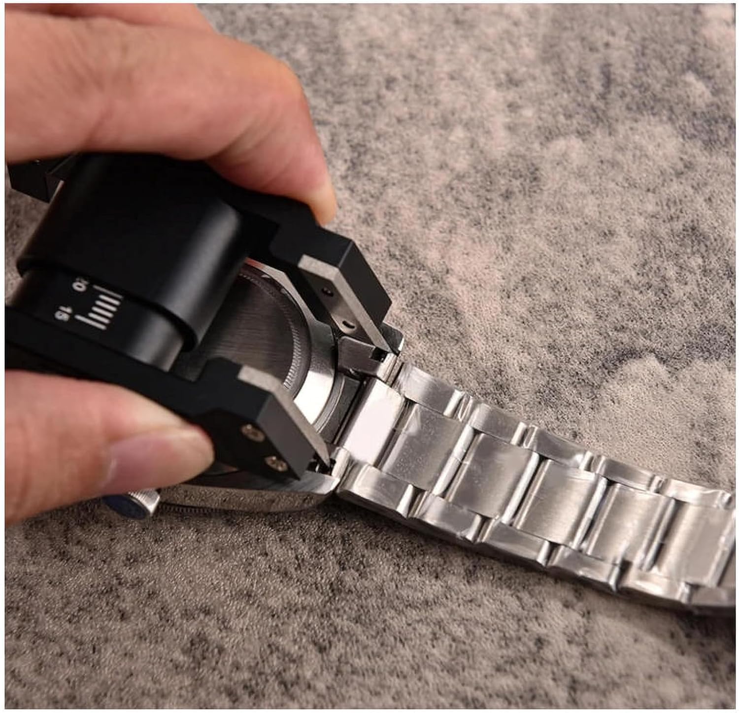 Strumento per La Rimozione del Cinturino Dellorologio - Pinza A Molla A Forma di U, Estrattore per Elastici per Orologiai, Strumento di Precisione per Una Facile Green