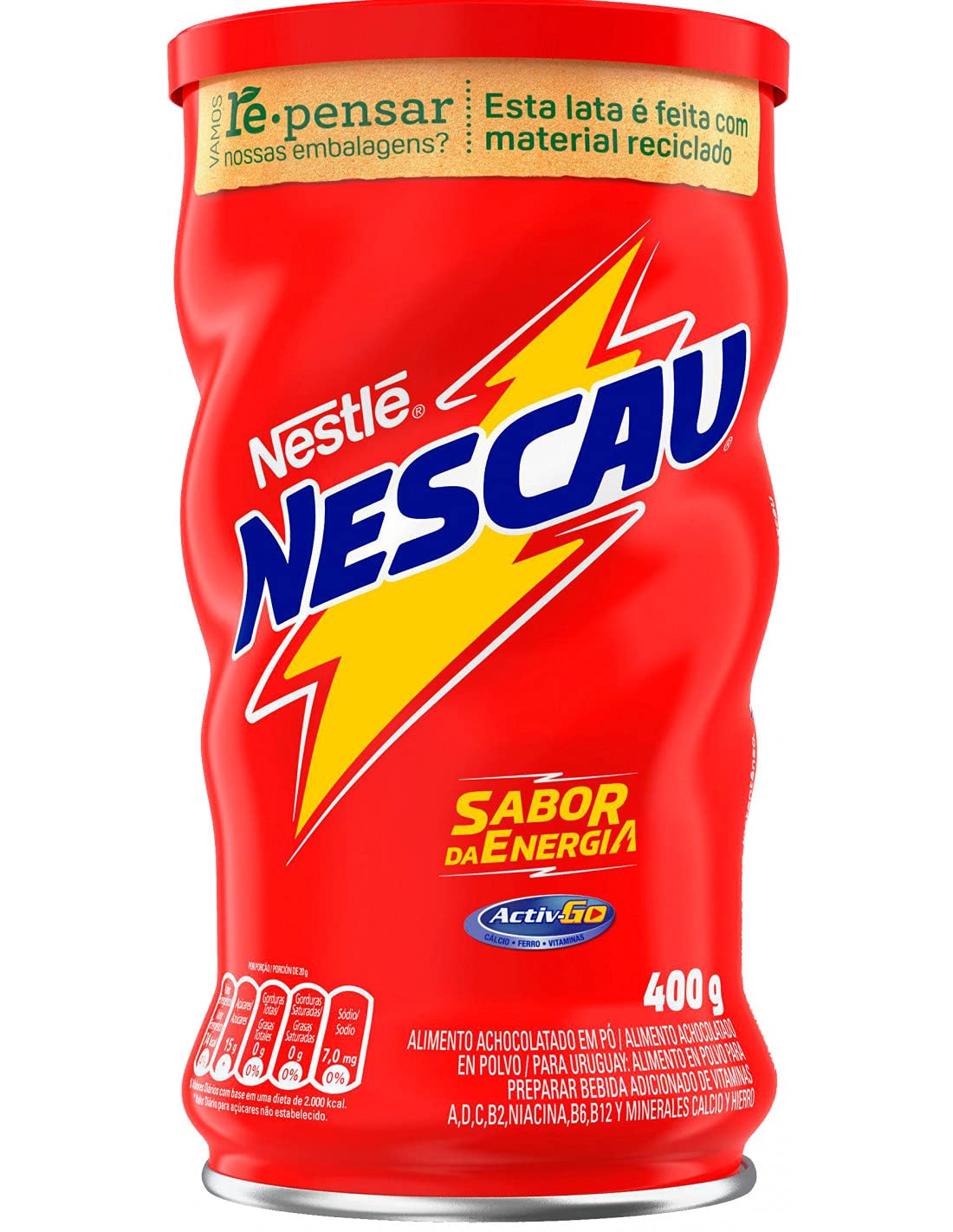 Achocolatado em Pó Nescau Nestlé 400g