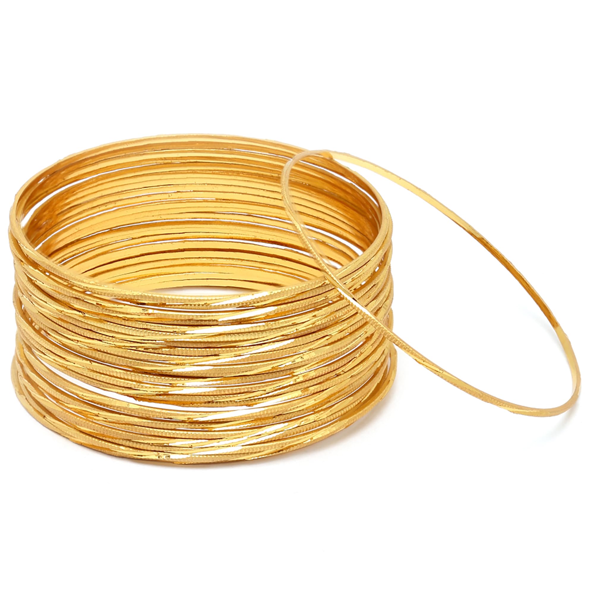ZENEME Latest One Gram Gold Plated Set of 12 Traditional Bangles for Women and Girls (2.6 Inch) (B0BFT8DVF9) Amazon Price History, Amazon Price Tracker
