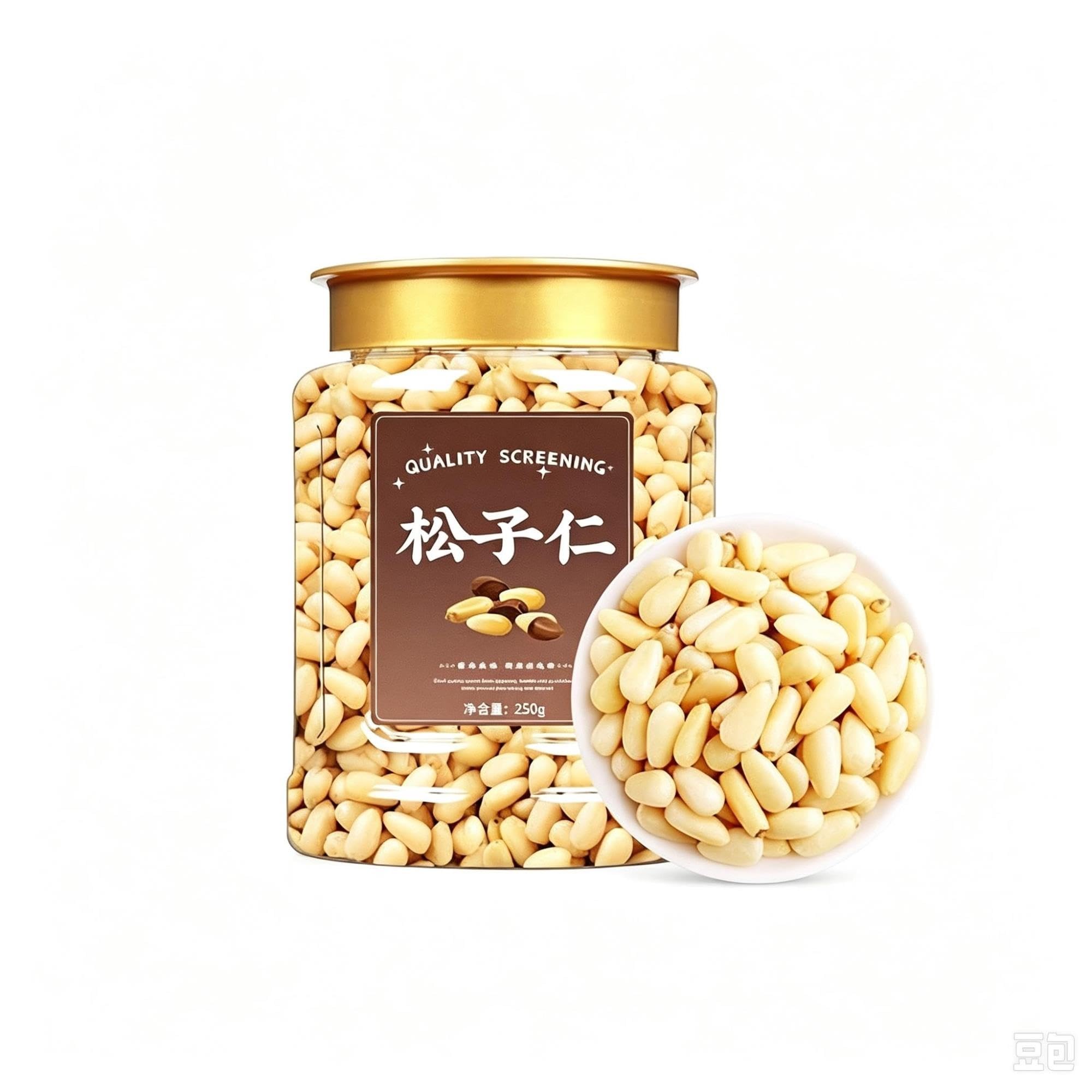 Piñones Pelados en Tarro 175g