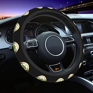 3rd Armored Cavalry Regiment DUI Blood and Steel Auto Stretch Steering Wheel Cover Skidproof Available for Most Trucks, Suvs, Cars, 14.5-15.5 Inch