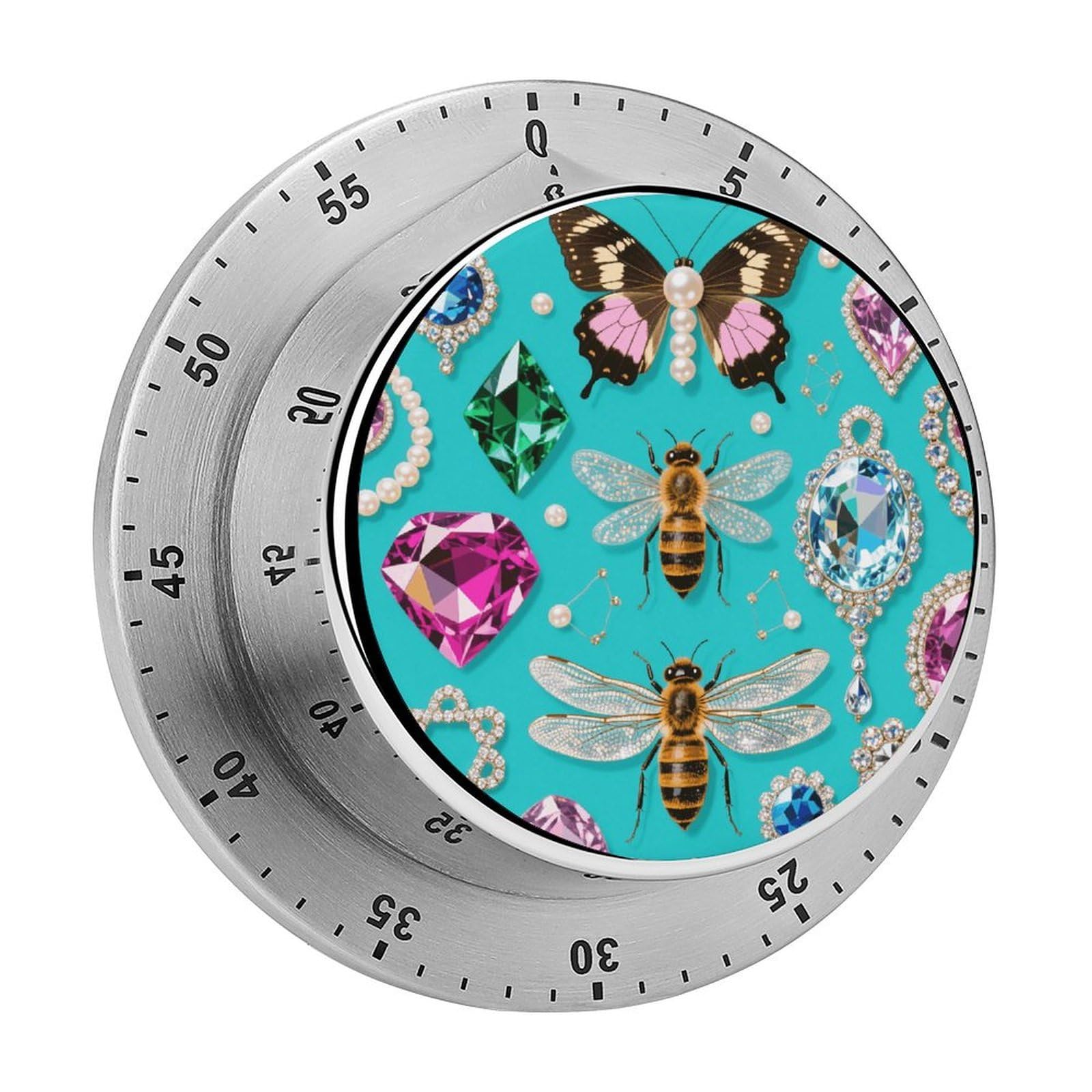 Temporizador de cocina sin baterías Jewel para evitar descuidos culinarios con su alarma