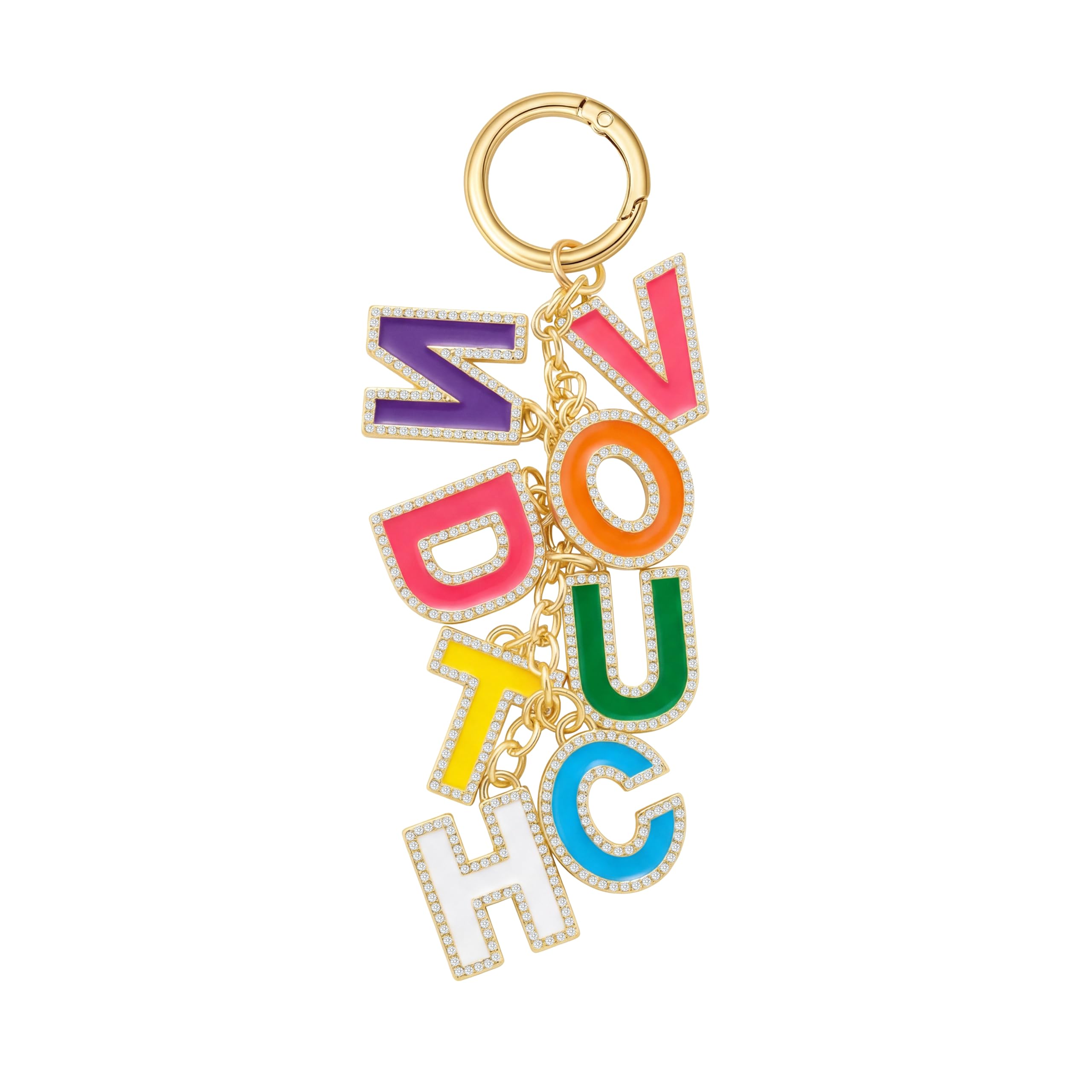 Gold, Hinged Key Ring