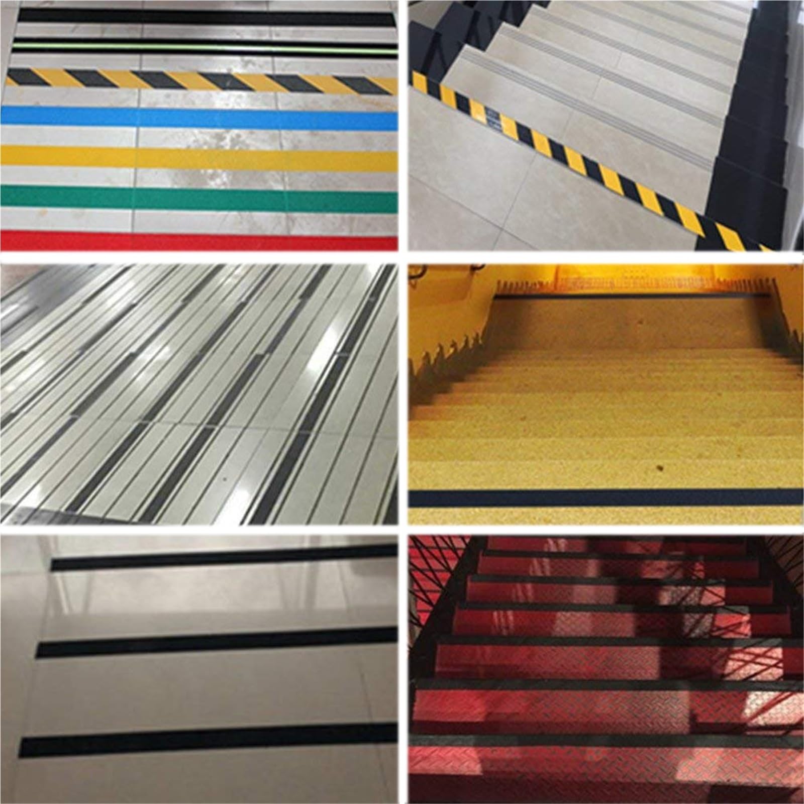 Genérico cinta escaleras Cinta Antideslizante Para Escalones De Escalera, De 5, 15, 30, 45 Y 50 M De Largo, Para Exteriores, Despegable Y Adhesiva, Ideal Para(L W 45m x 100mm)