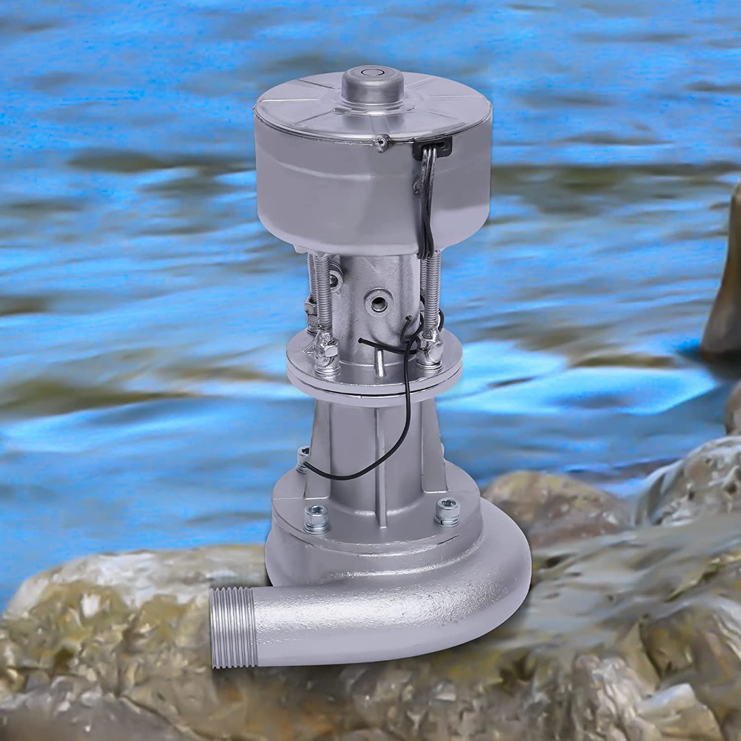 Tragbarer Mikro-Hydroelektrischer Generator mit Überwachungssystem für netzunabhängige Stromerzeugung
