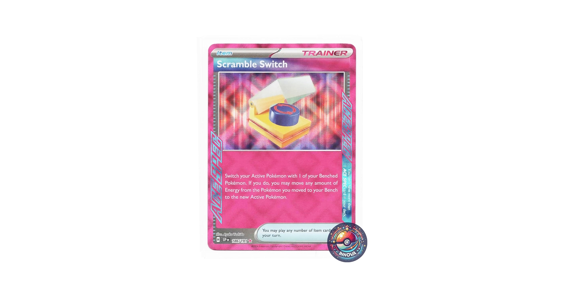 Amazon.com: Pokemon - Scramble Switch 186/191 – Surging