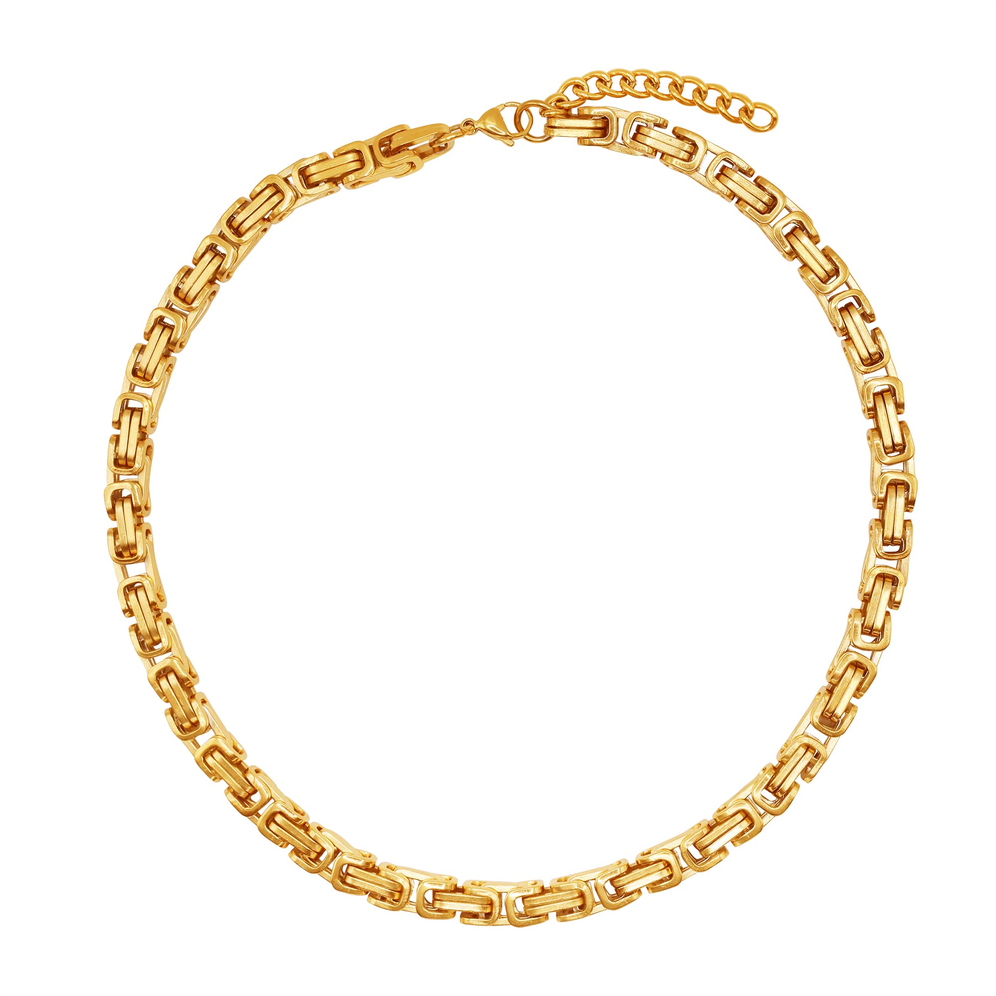 Heideman Halskette Rosie Damen gold Edelstahl Byzantiner-Kette