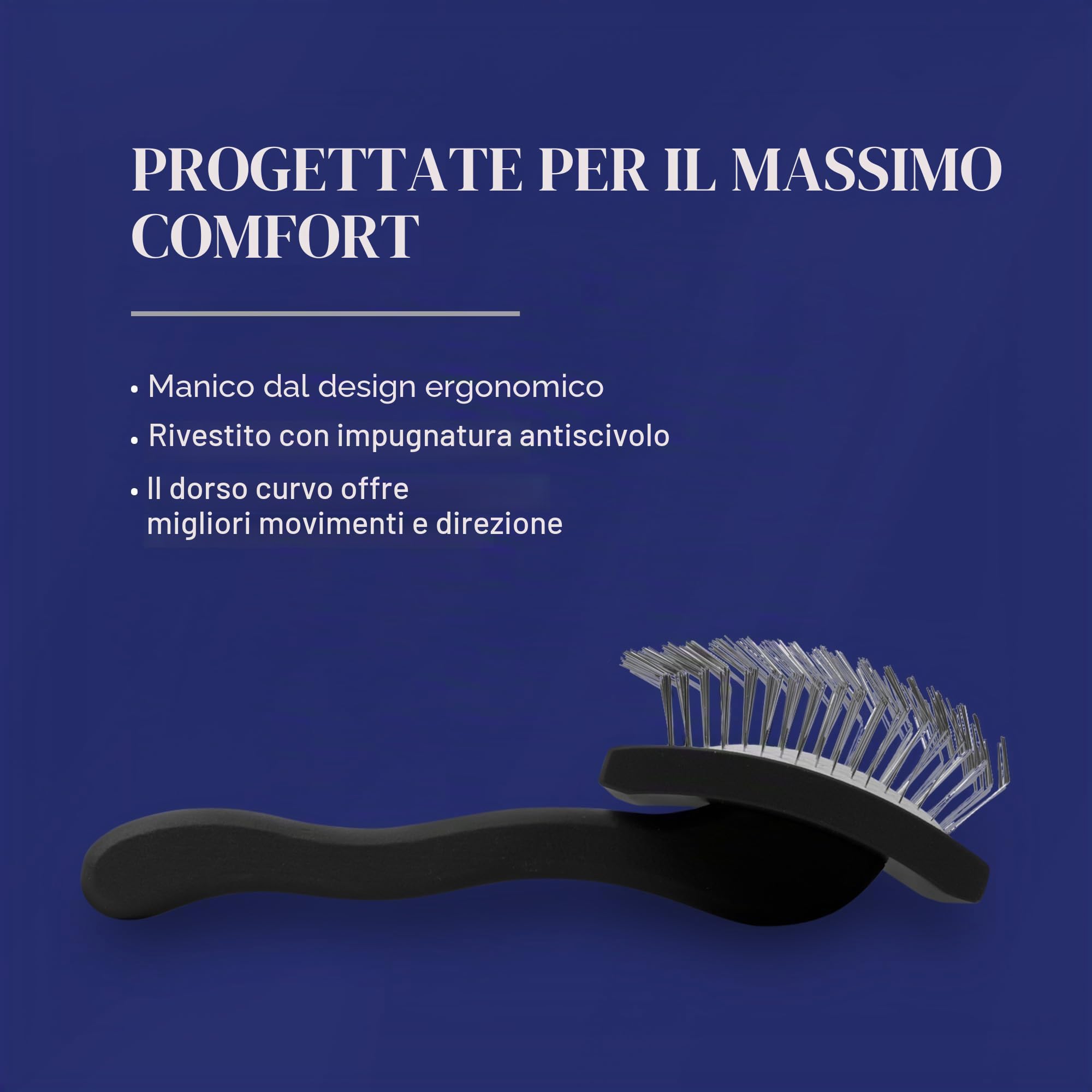 Chris Christensen Baby K Dog Slicker Brush Groom Like a Professional, Fluff Detangle Style, risparmia tempo energia, corallo, piccola