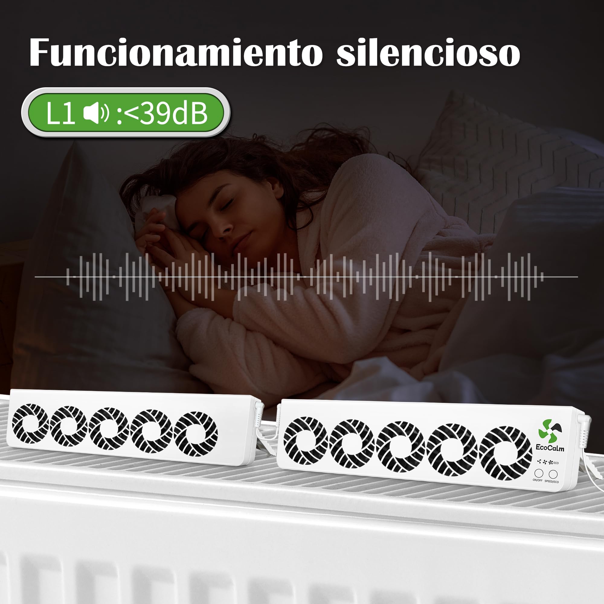 Ventilador para Radiadores, Amplificador Radiador con 10 Ventiladores Mejorados (Duo-Set)