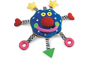 Whoozit Rattle and Squeaker Baby Toy: Sensory Delight for Your Little One