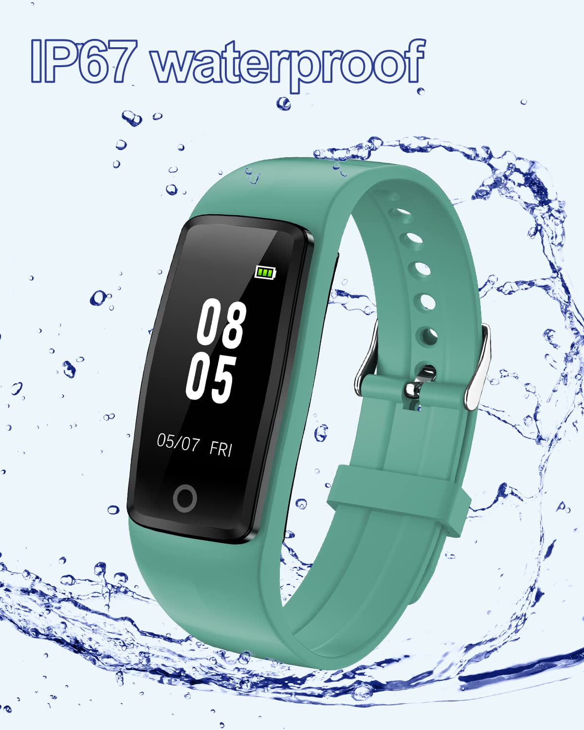 GRV Fitness Tracker Non Bluetooth Fitness Watch No App No Phone