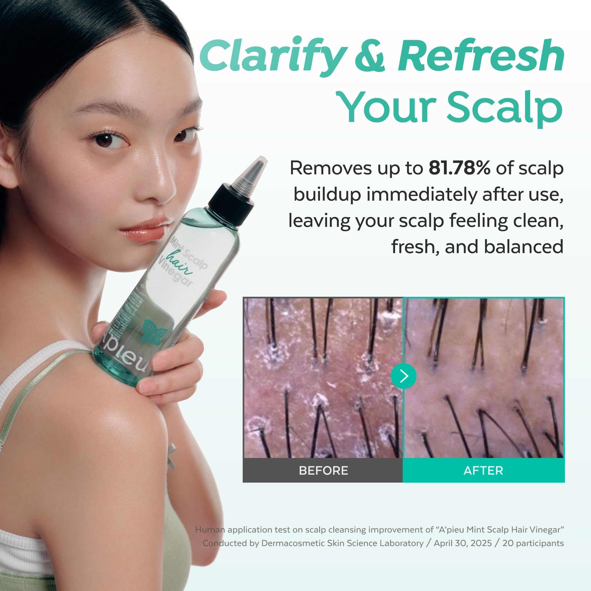 A'pieu - Mint Scalp Hair Vinegar - 200 ml