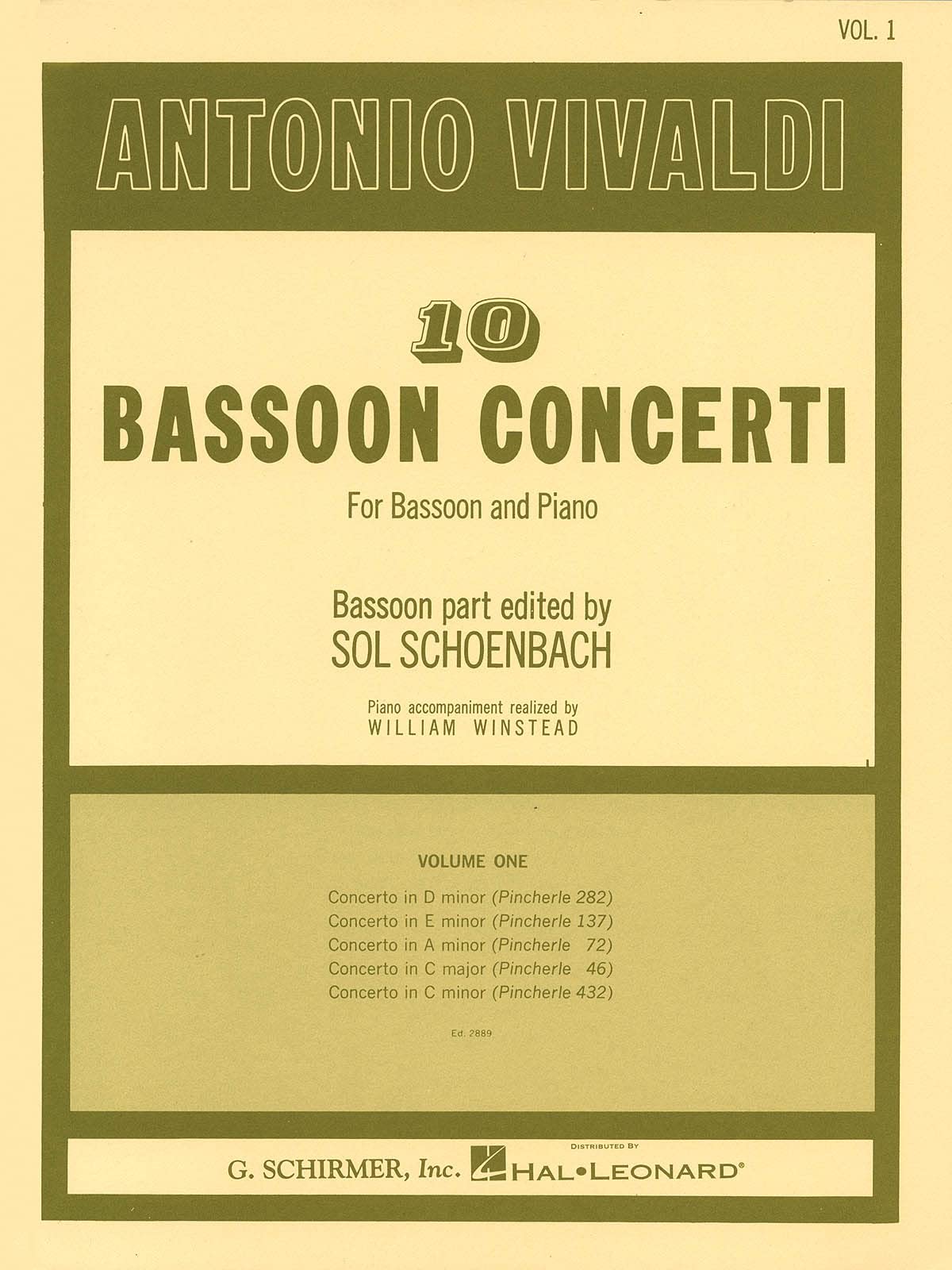 10 Bassoon Concertos - Volume 1