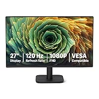 Amazon Basics - Monitor per Computer da 68,6 cm 120 Hz, FHD 1080 P