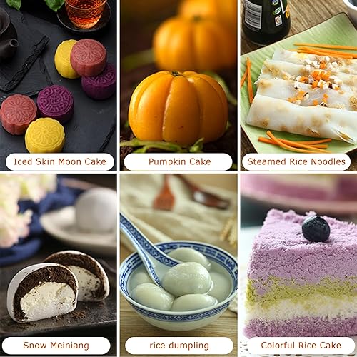 Miniatura 5 de Harina de arroz glutinoso 17.6 oz500 g de harina de arroz glutinoso molida con agua se puede utilizar para hornear bolas de arroz verde, harina de