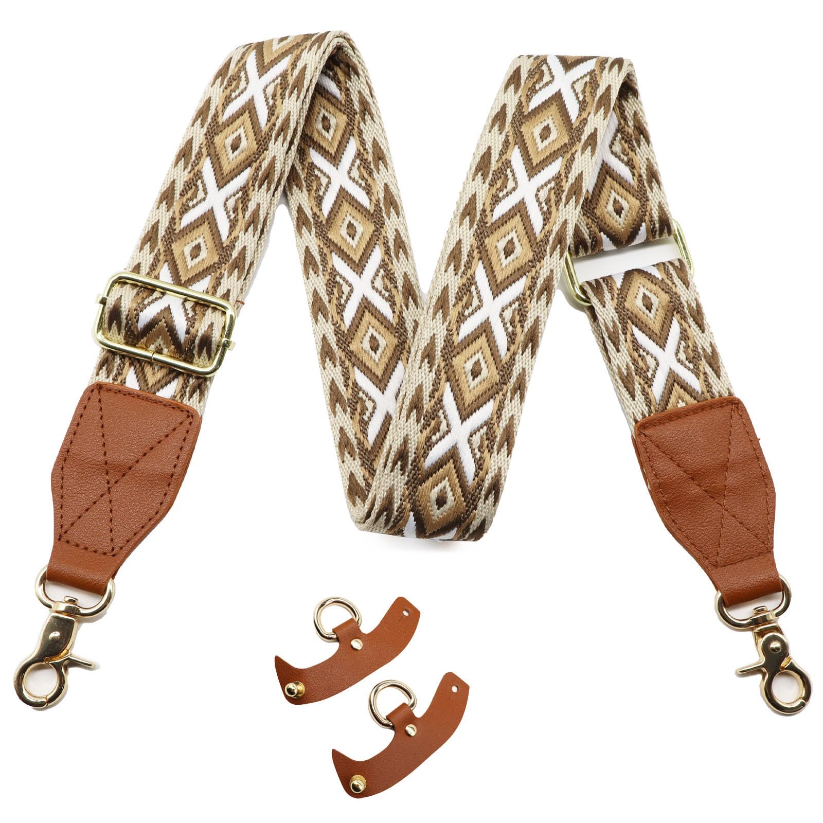LEMEDE Purse Strap Replacement Crossbody 1.5" Wide Shoulder Strap Adjustable Straps Handbag Strap Replacement Belts