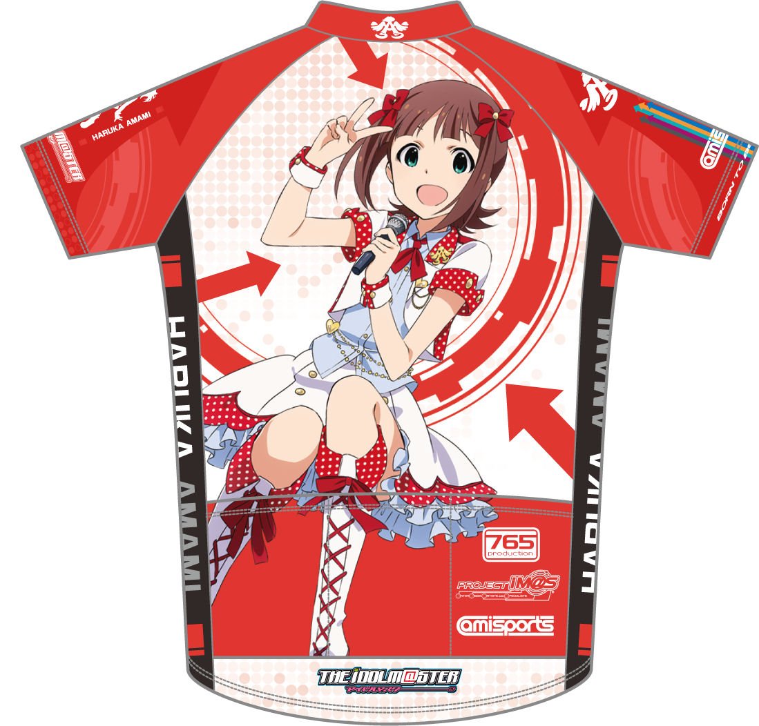 Amazon.co.jp: アイドルマスター 天海春香サイクルジャージ 半袖