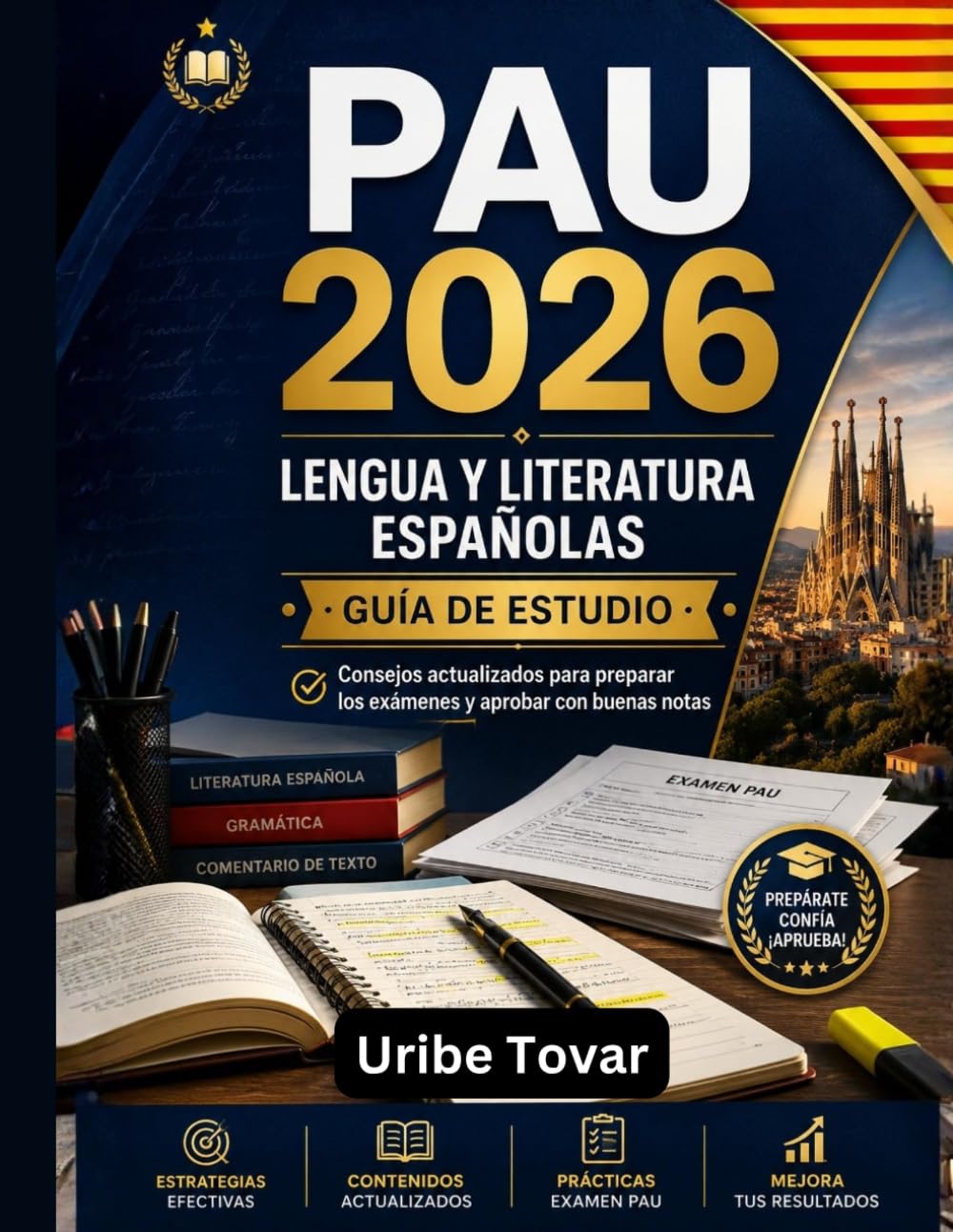 PAU 2026 LENGUA Y LITERATURA ESPAÑOLAS GUÍA DE ESTUDIO: Consejos actualizados para preparar los exámenes y aprobar con buenas notas