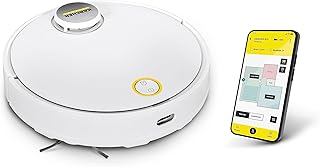 Kärcher - RCV 3 Robot Vacuum Cleaner with Mop Function 2500Pa- Remote Control via App, LiDar Laser Navigation - Floor Mapp...