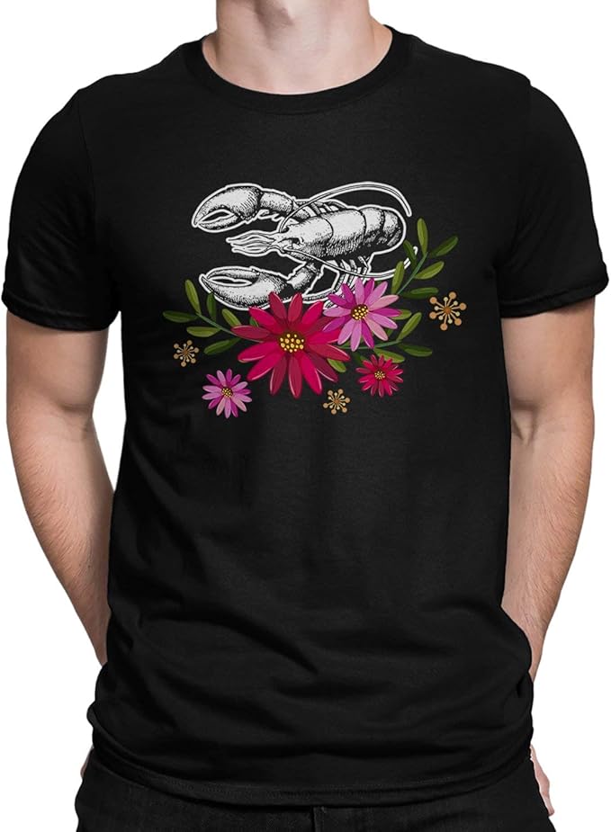 Amazon.com: Eleven Garlic Funny Lobster Men Tee Shirt, Lobster Women Shirt, Lobster Short Sleeve 