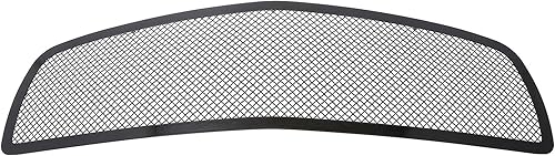 Miniatura 2 de APS Rejilla de malla negra de acero inoxidable premium compatible con Dodge Charger 2005 2006 2007 2008 2009 2010 principal superior N19-H02357D