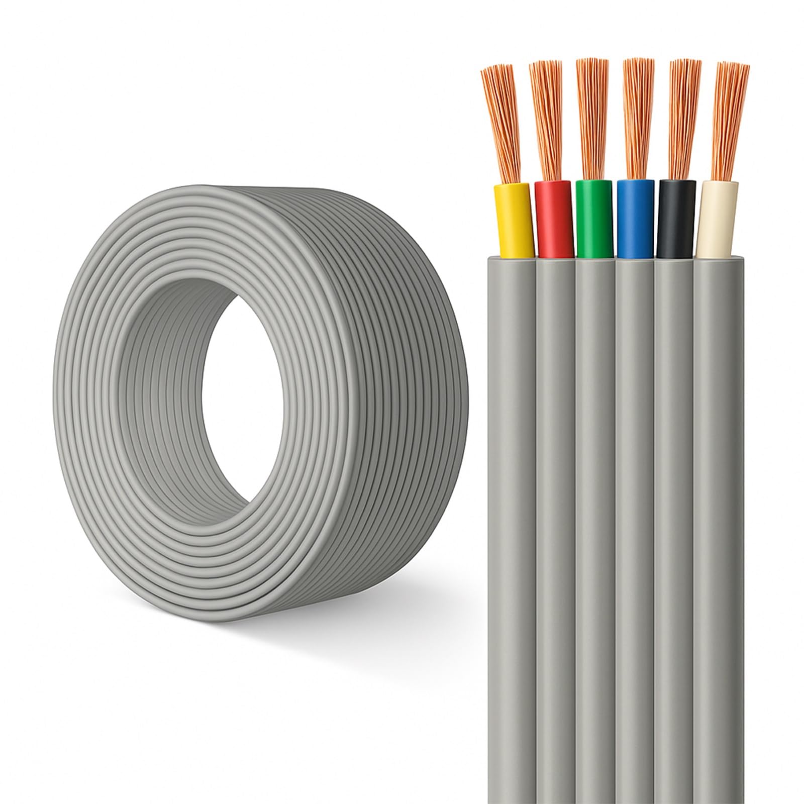 Cable plano TVVB antitorsión de cobre puro para solucionar fallos en montacargas 8