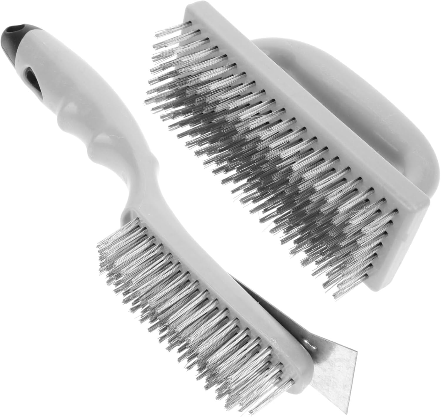2pcs Stainless Steel Grill Cleaner Brush for Outdoor BBQ Cleaning