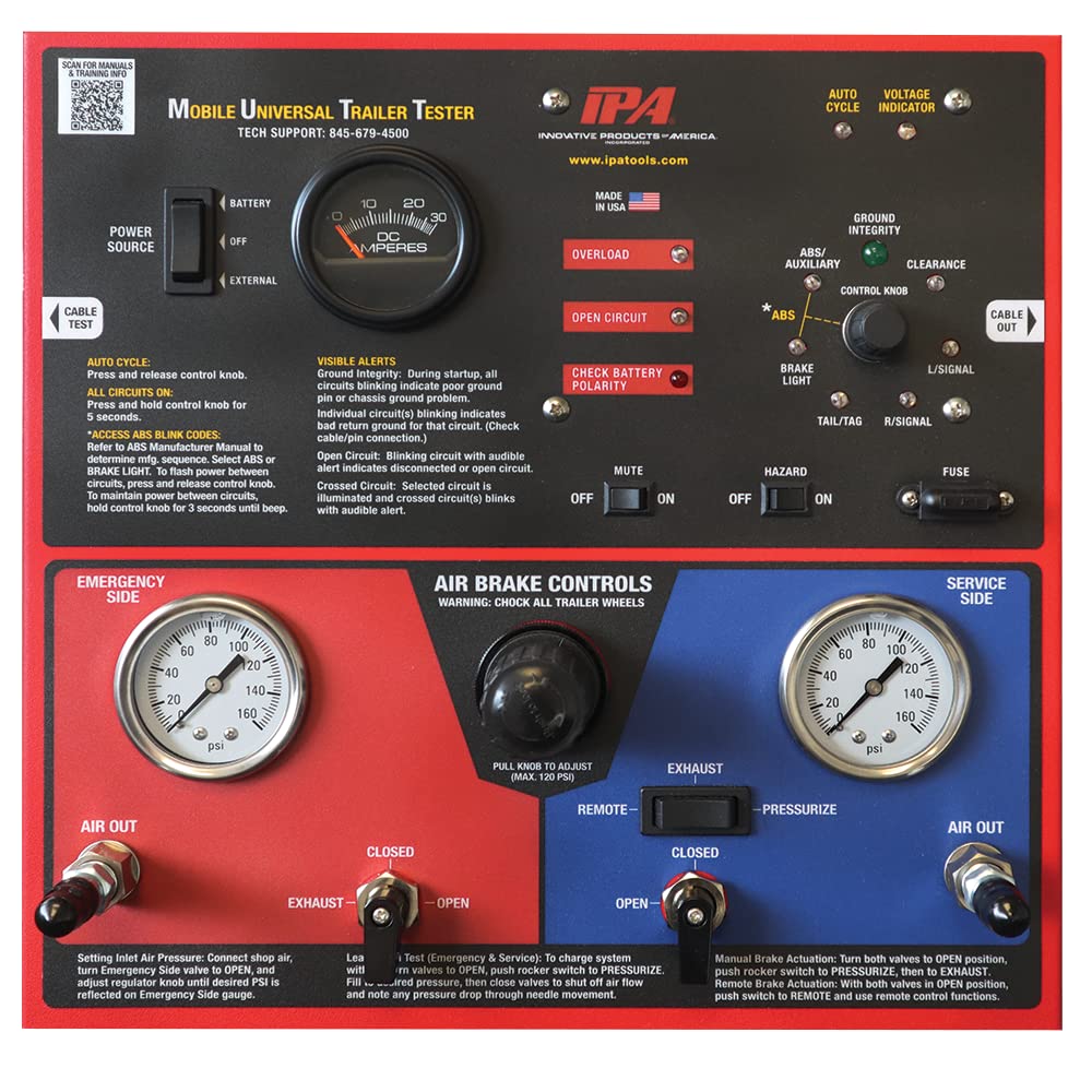 Super MUTT Base Model Diagnostic Trailer Tester IPA 9008-SE
