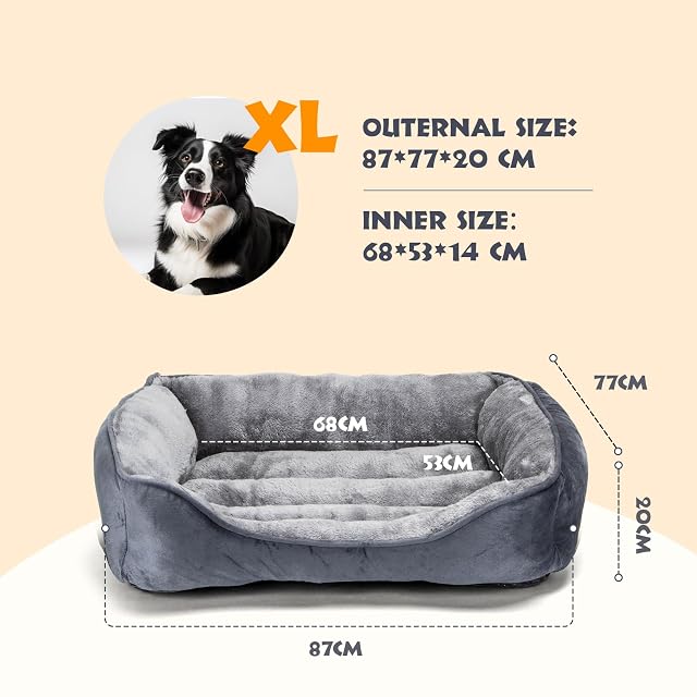 Foto 3 de 7 de Nobleza Cama Perro Grandes, Cama para Perro Lavable