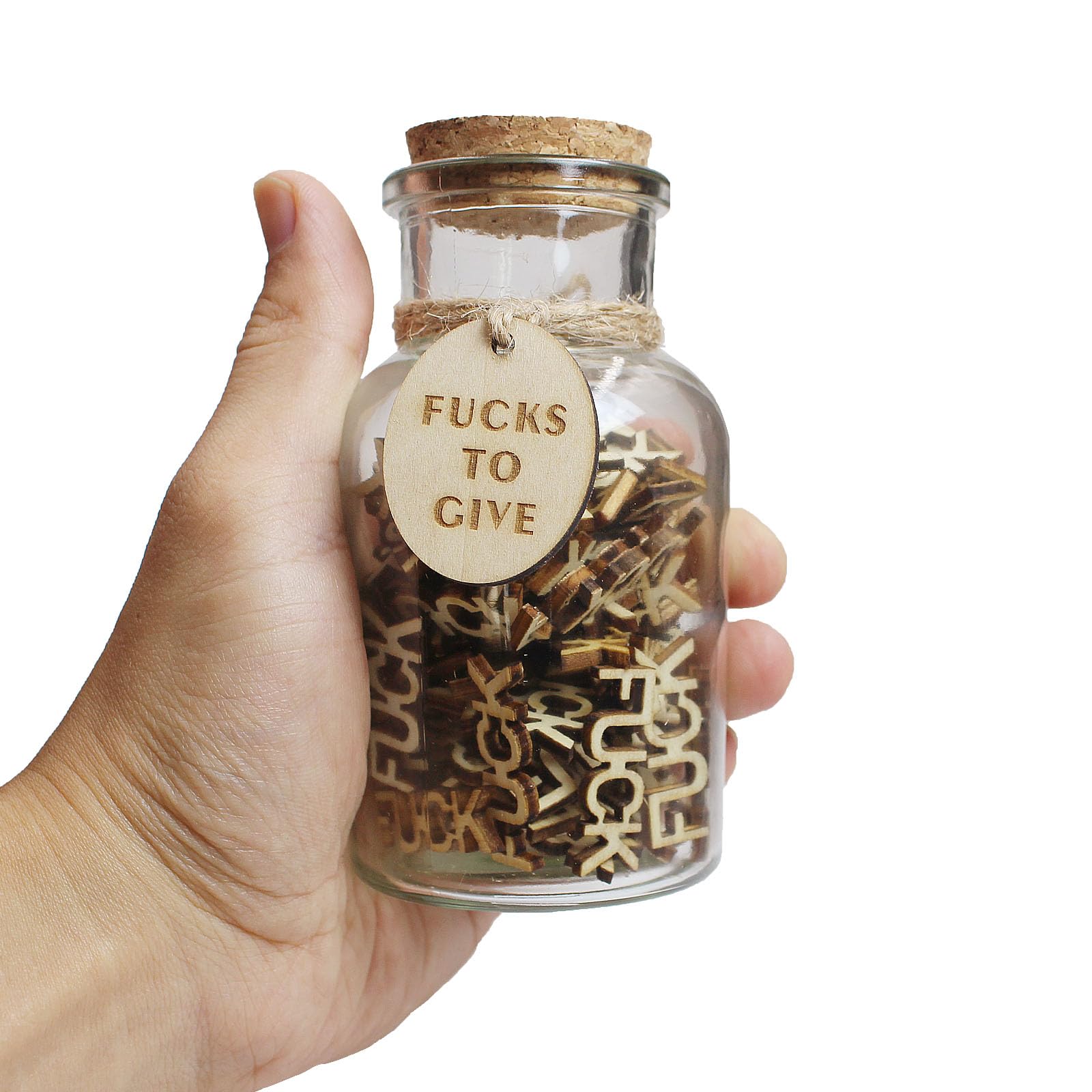 suokuomax fuck jar funny gifts for Him, her boyfriend and girlfriend Colleagues, bosses, office desk decor- Stocking Stuffers for Christmas,Birthday,Thanksgiving Day decorative bottle Gag Presents