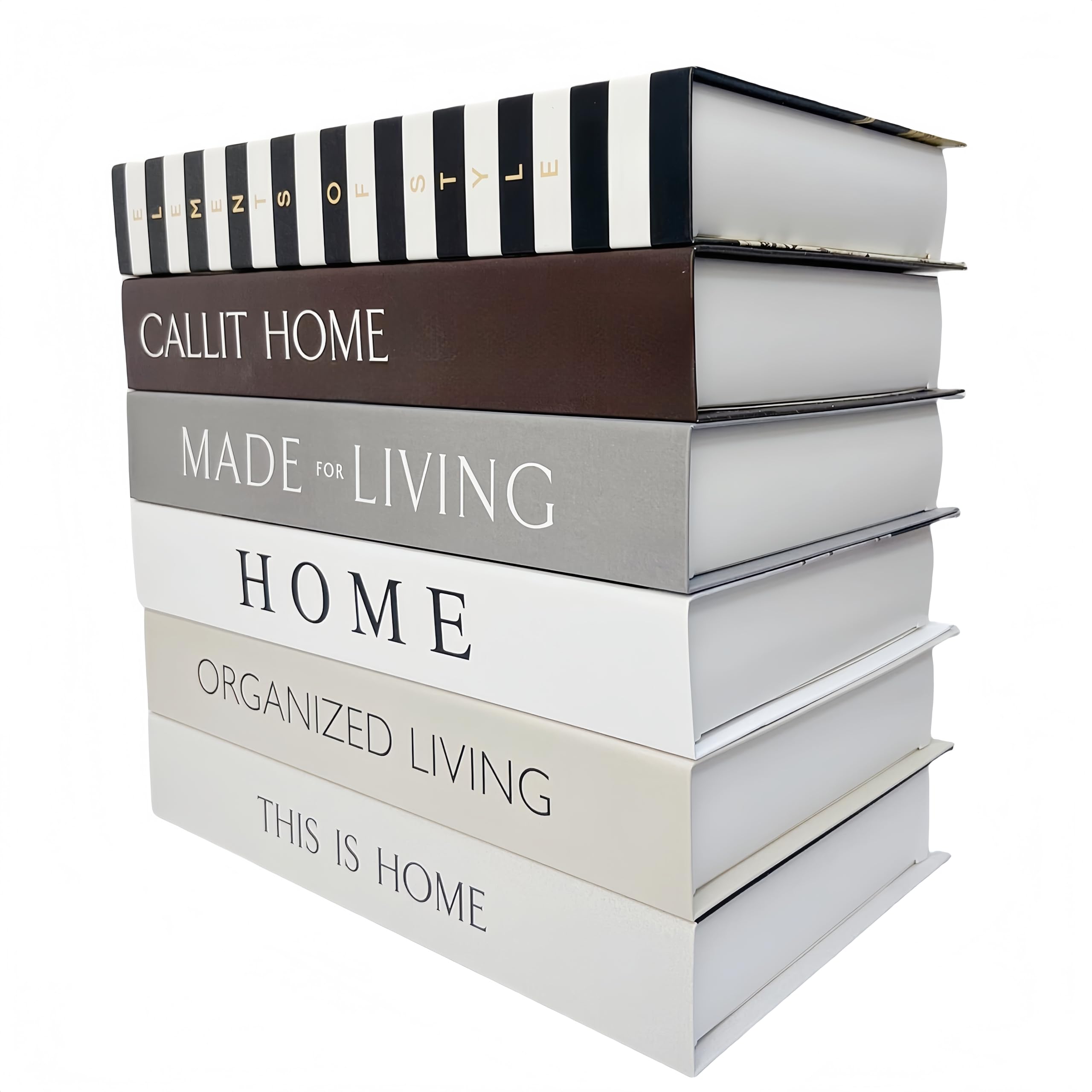 Fake Books for Decoration: Ediactcyl Decorative Books for Home Decor Faux Books for Coffee Table (M61)