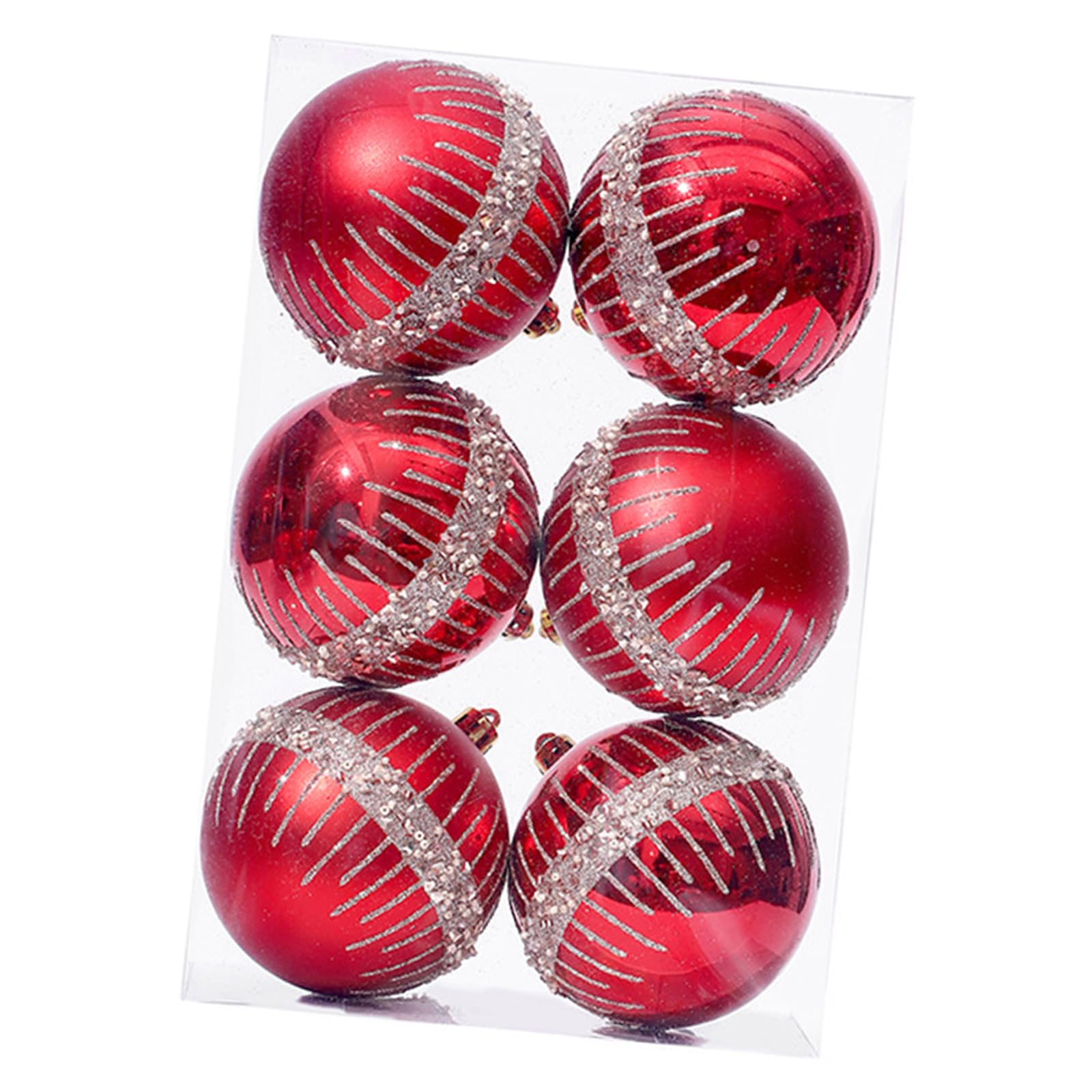 Buxuaaaa Shatterproof Christmas Tree Baubles Shimmering Hanging Ornament for Festives Stylish Holidays Home Window Decorations Christmas Tree Ornament
