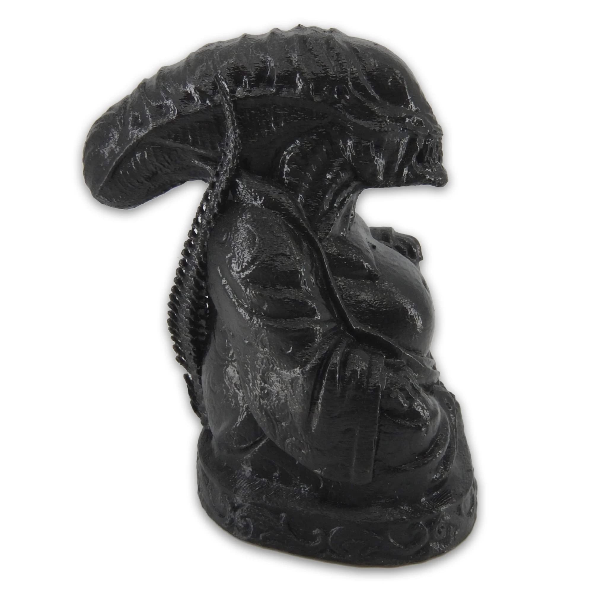 muckychris Alien Xenomorph Buddha | Carbon Mist 2"