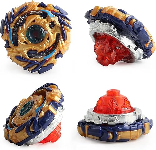 Miniatura 2 de Bey Battling Burst Booster B-79 Drain Fafnir Spin Top Starter con B-184 Custom BeyLauncher LR Burst Dynamite String Launcher y Grip Spinning Top