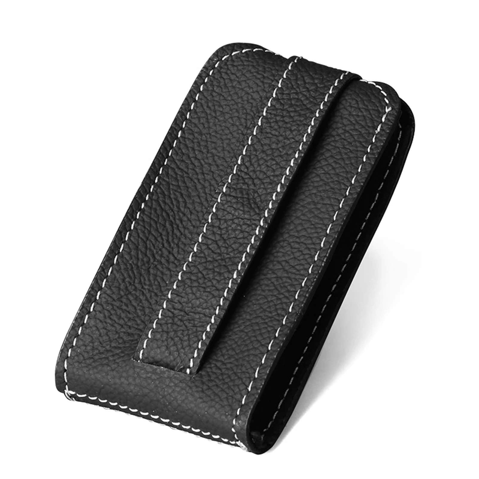 SePkus Astuccio Portachiavi Portachiavi Portachiavi Butler Portachiavi con Cerniera Portachiavi Uomo Carta Accesso Facile (Noir 11.5x6cm)