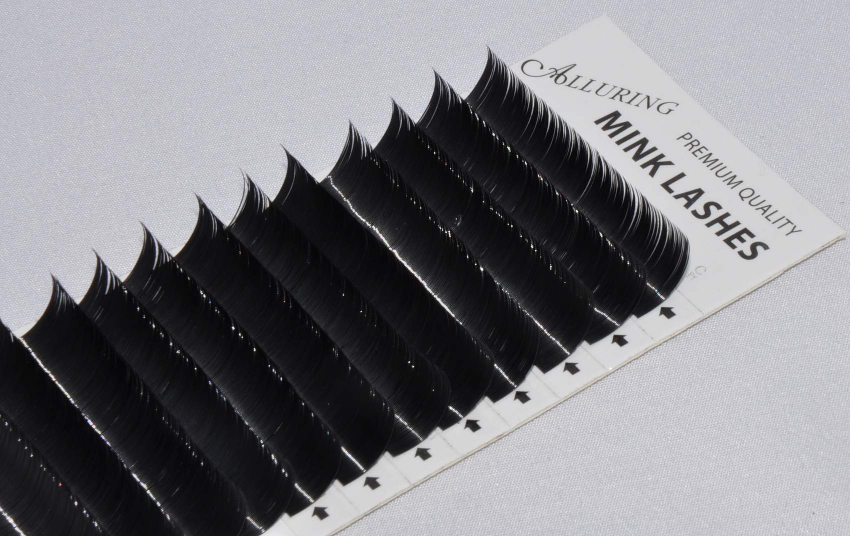 Mixed Size Premium Y lashes J Curl .20 x 8 to 14mm 7-in-1 tray