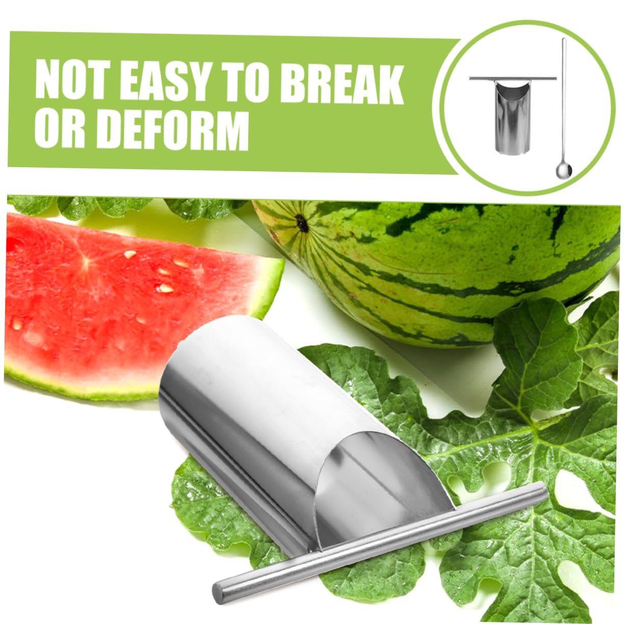 Amosfun 5 Sets Wassermelonen Lochöffner Wassermelonenschneider Metallöffner Für Wassermelonen Metall Wassermelonen Entkerner Entferner Wassermelonen Schneidwerkzeug Obstöffner