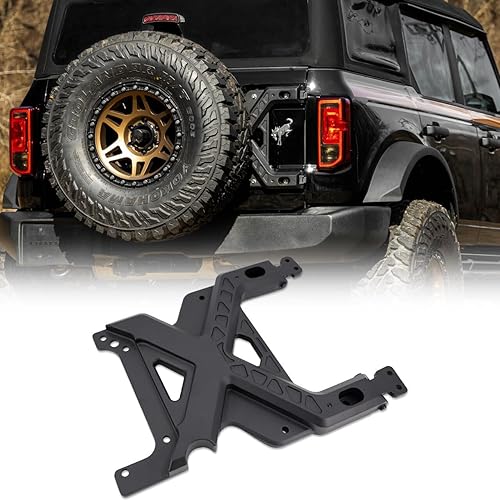 IAG X-Brace - Refuerzo de bisagra para puerta trasera Ford Bronco Non-Sasquatch, 24 puertas 2021-2024+ (no Raptor ni Sport)