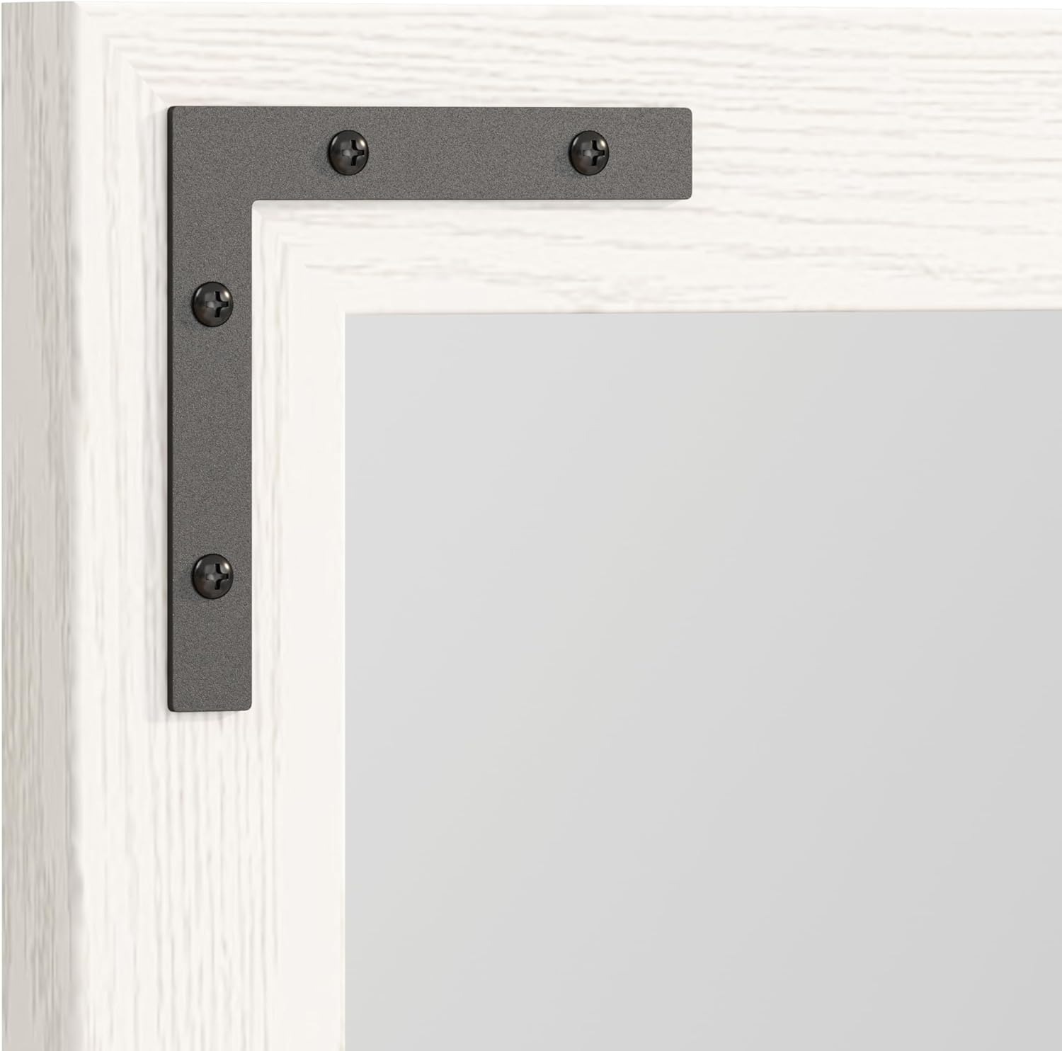 VocalStar White Wood Framed Mirror 22 x 30 Inch, Rustic Natural White Wooden Rectangle Bathroom Vanity Wall Mirror for Farmhouse Boho Decor, 1/4-inch Shatterproof Glass | Waterproof