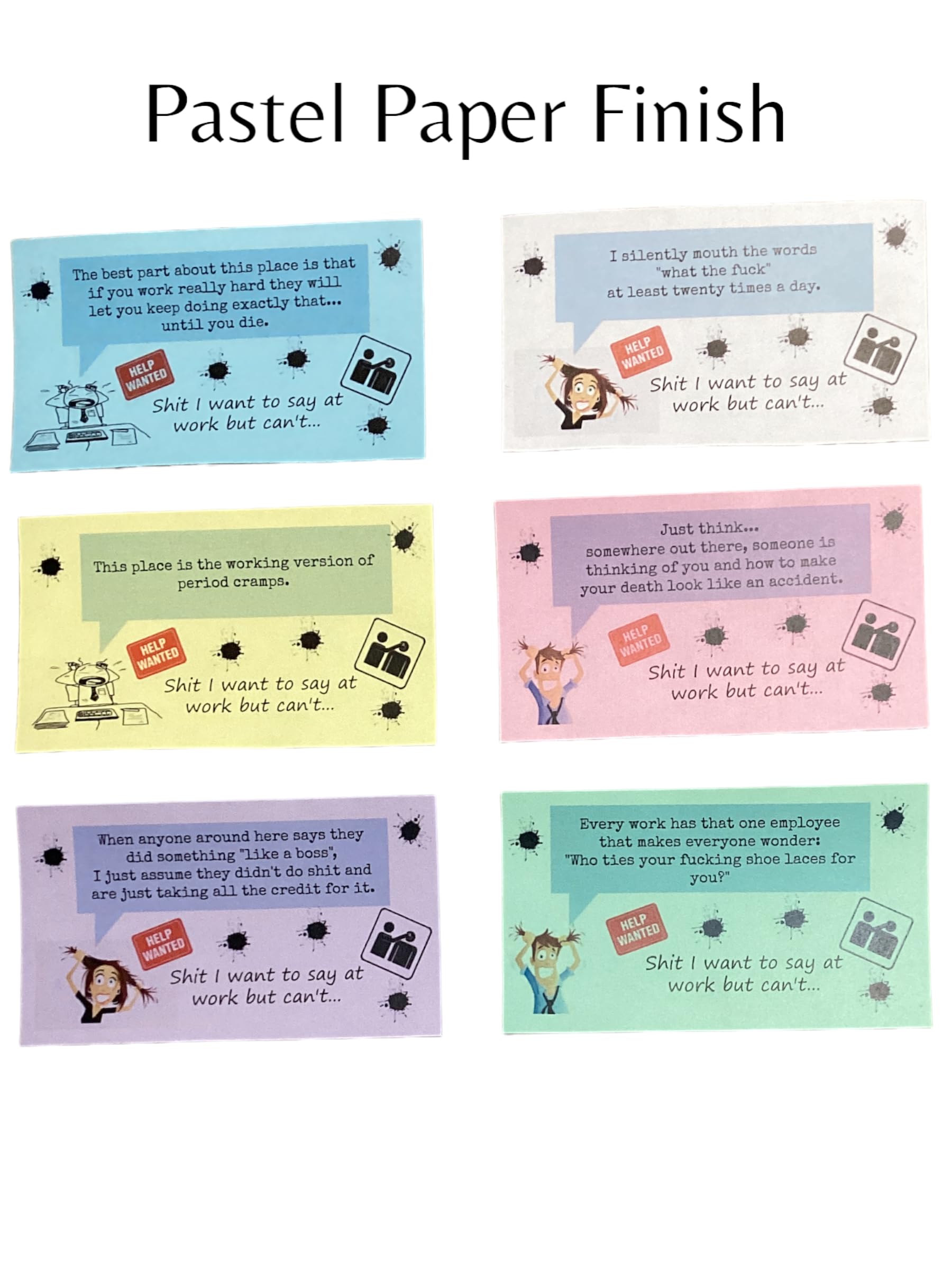 Snapklik.com : Funny Work Affirmation Jar - Shit I Want To Say At Work But  Cant -Office Humor - Stress Relief - Coworker Gag Gift - 60 Hilarious Quotes, image size:1800x2400