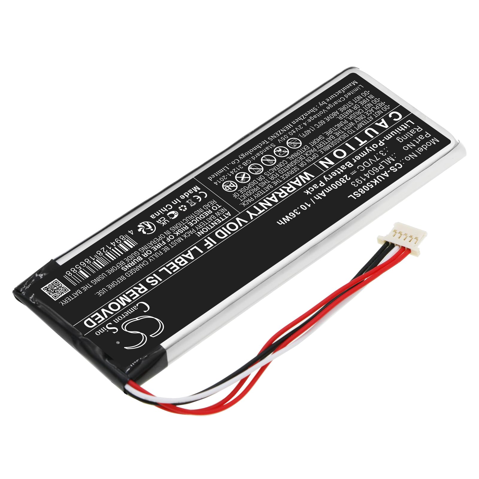 Enyuly MLP604193 Battery 2800mAh Replacement for Autel MaxiTPMS TS508 TS508 TS408 MaxiTPMS TS508K TS508K xiTPMS TS408 (3.7V)