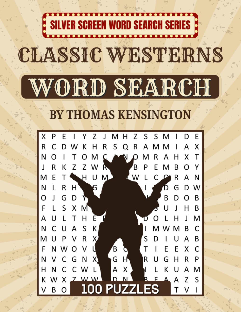 Classic Westerns Word Search: Ride into the Wild West with cowboys and outlaws