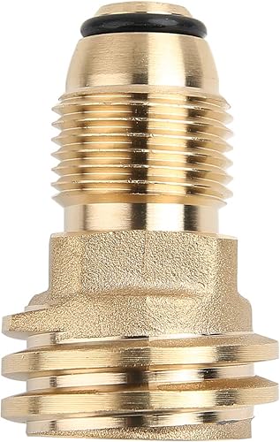 Miniatura 6 de Solimeta Adaptador de tanque de propano de ajuste universal que convierte la rosca POL a rosca QCC1, adaptador de manguera de propano