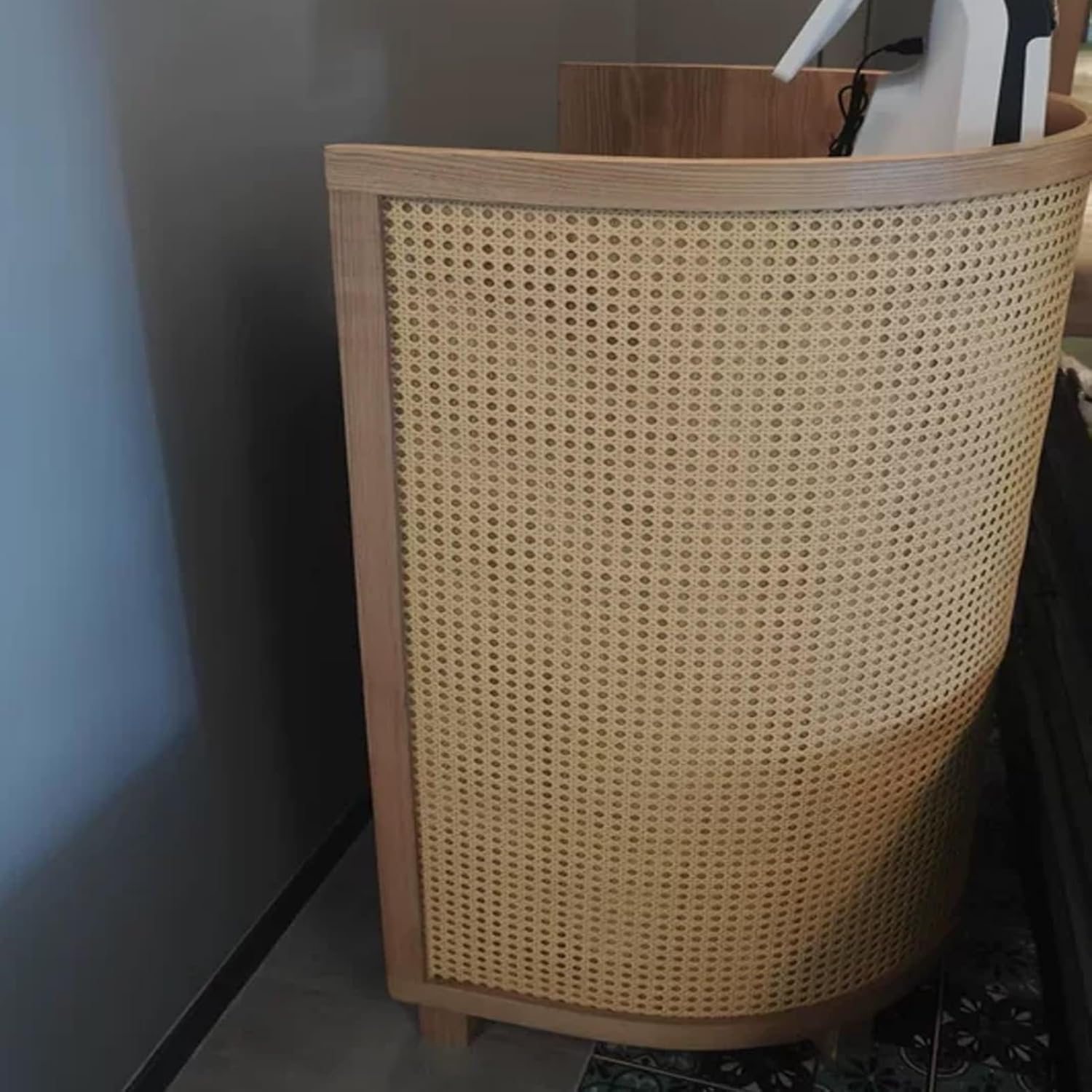 Reception Desk, Retail Checkout Counter with Storage, Front Desk Reception Room Table, No Assembly, Counter Table for Salon Beauty Salon Supermarket(60cm/23.6in)