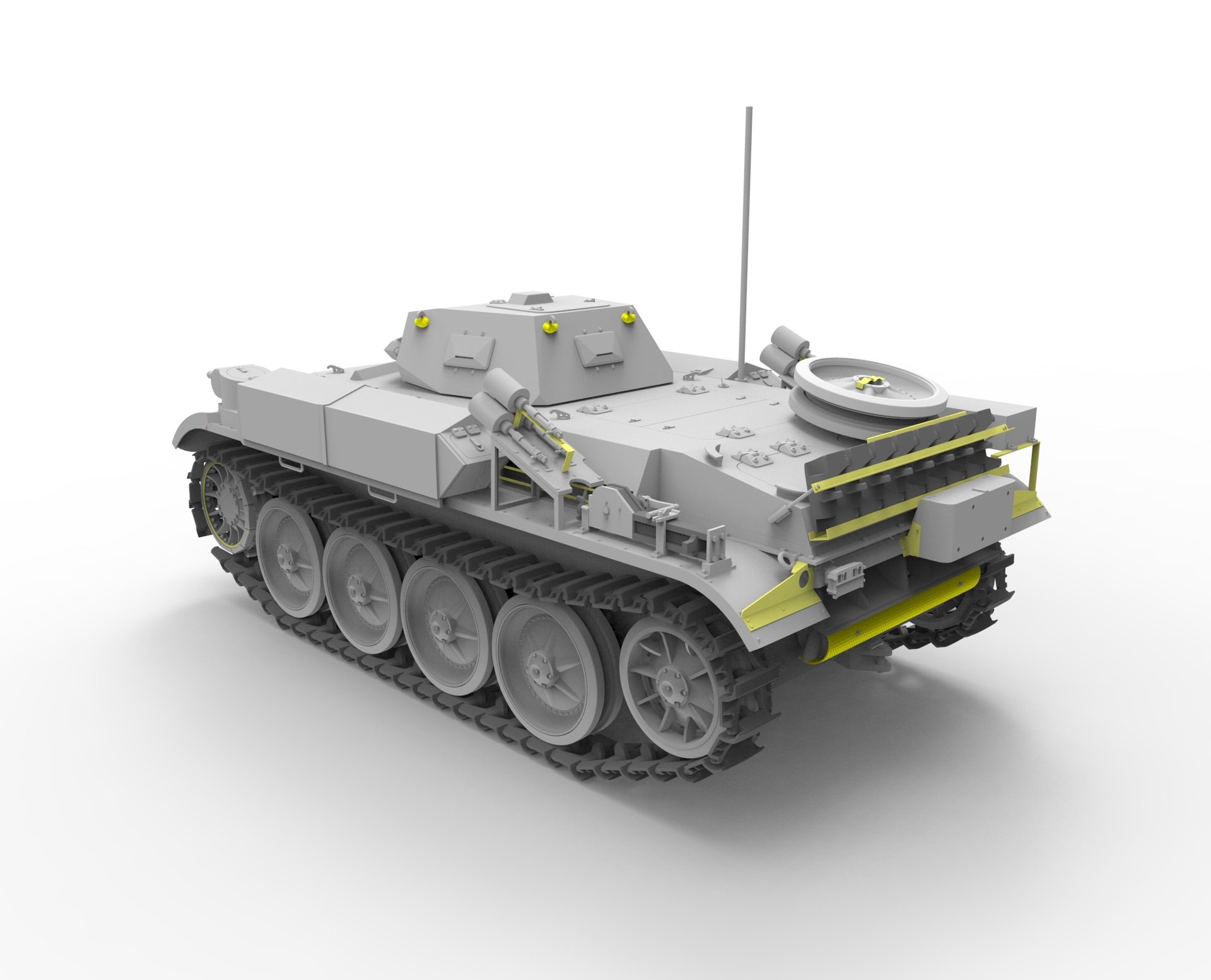 グンゼ産業　三号火焔放射戦車　ドイツ　FLAMMPANZER3(Fー1) WW.II ドイツ軍 III号戦車 火炎放射型 (プラモデル) - ホビー