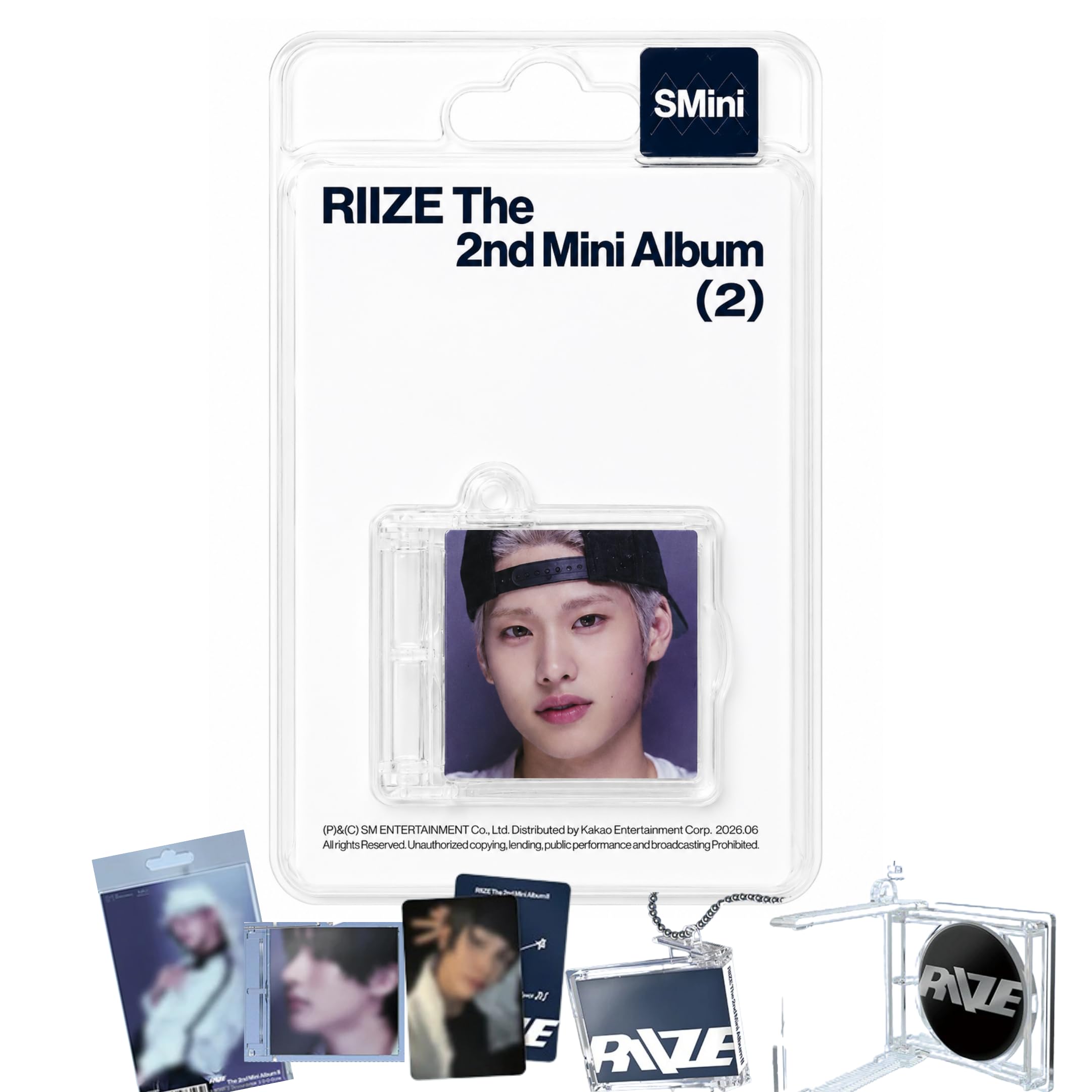 RIIZE mini álbum NFC SOHEE con tarjeta fotográfica K-pop y llavero de música digital